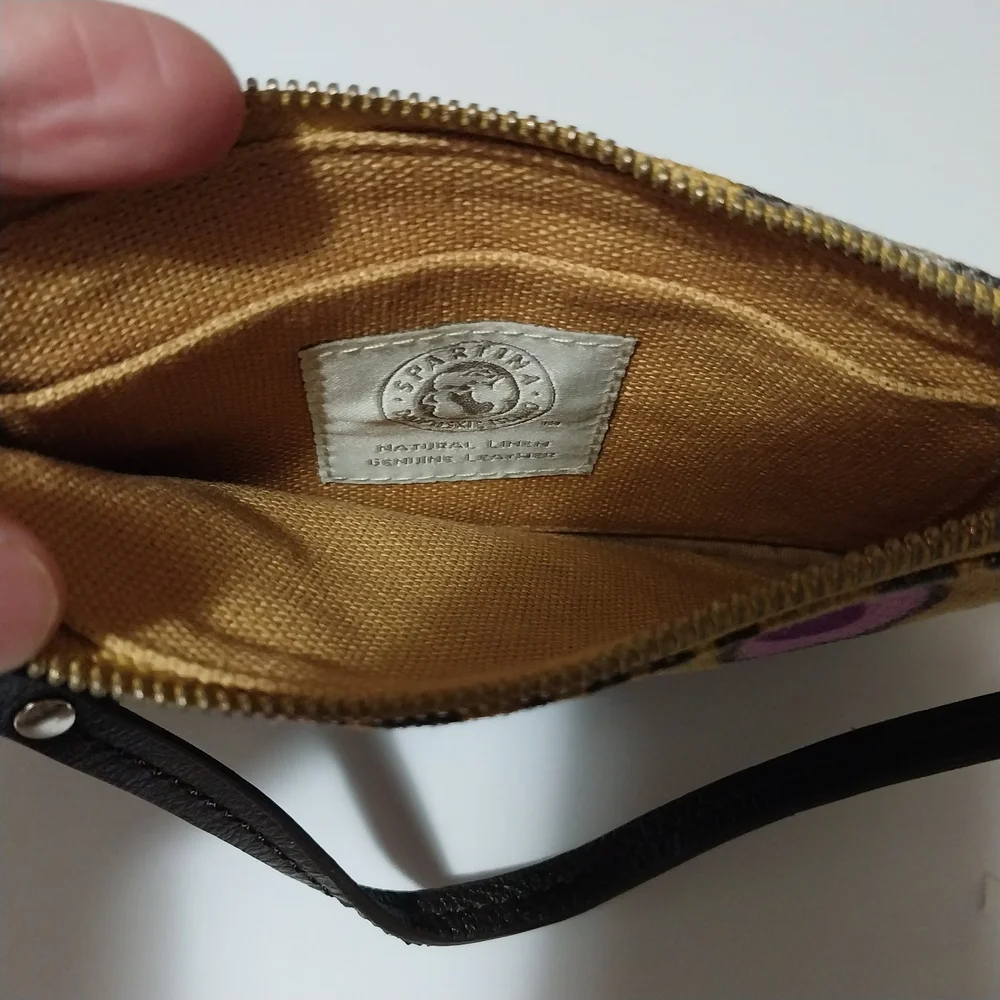 Spartina‎ 449 Floral Wristlet - Black, Yellow, Pink